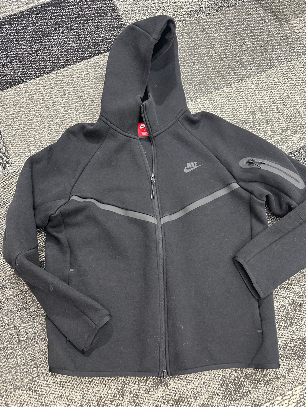 Black Nike Tech Hoodie Size-L